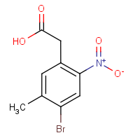 CAS: 1805111-74-3 | OR400189 | 4-Bromo-5-methyl-2-nitrophenylacetic acid