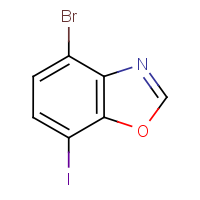 CAS:1823896-82-7 | OR400276 | 4-Bromo-7-iodo-1,3-benzoxazole