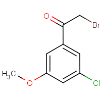 CAS: 1178584-22-9 | OR400322 | 3-Chloro-5-methoxyphenacyl bromide