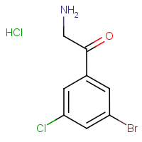 CAS: 1980049-85-1 | OR400329 | 3-Bromo-5-chlorophenacylamine hydrochloride
