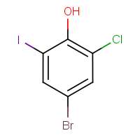 CAS: 858855-18-2 | OR400330 | 4-Bromo-2-chloro-6-iodophenol