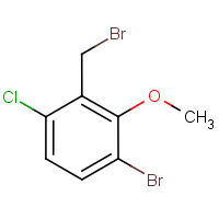 CAS: 1823641-74-2 | OR400355 | 3-Bromo-6-chloro-2-methoxybenzyl bromide