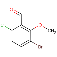 CAS:1009094-07-8 | OR400357 | 3-Bromo-6-chloro-2-methoxybenzaldehyde