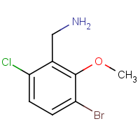 CAS: 1822852-08-3 | OR400368 | 3-Bromo-6-chloro-2-methoxybenzylamine