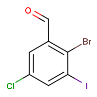 CAS: 1823624-80-1 | OR400371 | 2-Bromo-5-chloro-3-iodobenzaldehyde