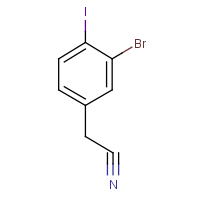 CAS: 249647-23-2 | OR400433 | 3-Bromo-4-iodophenylacetonitrile