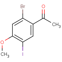 CAS: 1934694-31-1 | OR400608 | 2'-Bromo-5'-iodo-4'-methoxyacetophenone