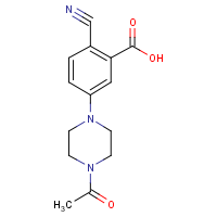 CAS: 1980034-14-7 | OR400675 | 5-(4-Acetylpiperazin-1-yl)-2-cyanobenzoic acid