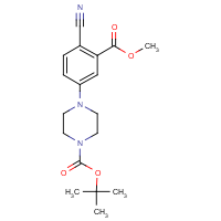 CAS:1345628-09-2 | OR400683 | Methyl 5-(4N-BOCpiperazin-1-yl)-2-cyanobenzoate