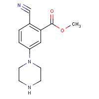 CAS: 1980038-55-8 | OR400706 | Methyl 5-piperazin-1-yl-2-cyanobenzoate