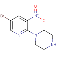 CAS: 1203499-08-4 | OR40088 | 1-(5-Bromo-3-nitropyridin-2-yl)piperazine
