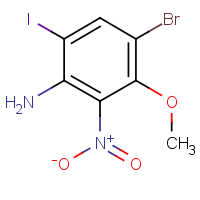 CAS: 2166959-24-4 | OR400891 | 4-Bromo-6-iodo-3-methoxy-2-nitroaniline