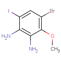 CAS: 2168587-54-8 | OR400892 | 4-Bromo-6-iodo-3-methoxybenzene-1,2-diamine
