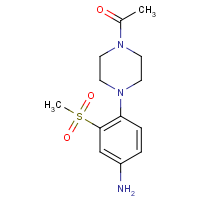 CAS:  | OR400895 | 1-Acetyl-4-[4-amino-2-(methylsulphonyl)phenyl]piperazine