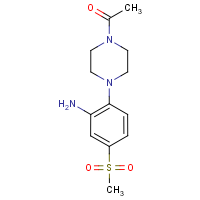 CAS:  | OR400896 | 1-Acetyl-4-[2-amino-4-(methylsulphonyl)phenyl]piperazine