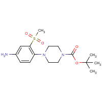 CAS:  | OR400897 | 1-[4-Amino-2-(methylsulphonyl)phenyl]piperazine, N4-BOC protected
