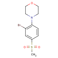 CAS:  | OR400909 | 4-[2-Bromo-4-(methylsulphonyl)phenyl]morpholine