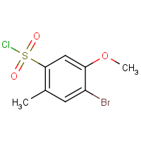 CAS:2167681-25-4 | OR400913 | 4-Bromo-5-methoxy-2-methylbenzenesulphonyl chloride