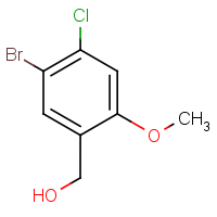 CAS: 1629268-76-3 | OR401081 | 5-Bromo-4-chloro-2-methoxybenzyl alcohol