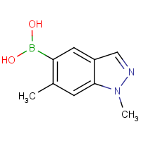 CAS:1310383-74-4 | OR40163 | 1,6-Dimethyl-1H-indazole-5-boronic acid
