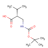 CAS:191664-14-9 | OR40216 | (2R)-2-{[(tert-Butoxycarbonyl)amino]methyl}-3-methylbutanoic acid