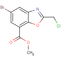 CAS: 1221792-54-6 | OR40283 | Methyl 5-bromo-2-(chloromethyl)-1,3-benzoxazole-7-carboxylate