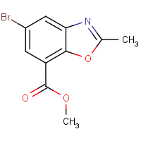 CAS: 1221792-65-9 | OR40284 | Methyl 5-bromo-2-methyl-1,3-benzoxazole-7-carboxylate