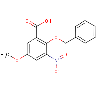 CAS: 1221791-72-5 | OR40299 | 2-(Benzyloxy)-5-methoxy-3-nitrobenzoic acid