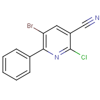 CAS: 1228182-75-9 | OR40343 | 5-Bromo-2-chloro-6-phenylnicotinonitrile