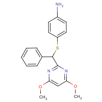 CAS:869652-38-0 | OR4035 | 4-[alpha-(4,6-Dimethoxypyrimidin-2-yl)benzylthio]benzamine (mixtures of R&S forms)
