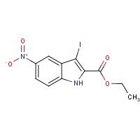 CAS: 494854-46-5 | OR40384 | Ethyl 3-iodo-5-nitro-1H-indole-2-carboxylate