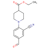 CAS:1272756-67-8 | OR40541 | Ethyl 1-(2-cyano-4-formylphenyl)piperidine-4-carboxylate