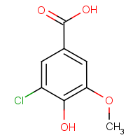 CAS: 62936-23-6 | OR40564 | 3-Chloro-4-hydroxy-5-methoxybenzoic acid