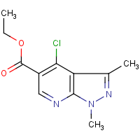 CAS: 20481-15-6 | OR4060 | Ethyl 4-chloro-1,3-dimethylpyrazolo[3,4-b]pyridine-5-carboxylate