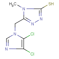 CAS: 175202-31-0 | OR4070 | 5-(4,5-Dichloroimidazol-1-ylmethyl)-4-methyl-4H-1,2,4-triazole-3-thiol