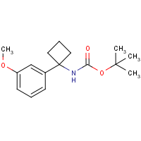 CAS: 1233180-61-4 | OR40764 | 1-(3-Methoxyphenyl)cyclobutan-1-amine, N-BOC protected