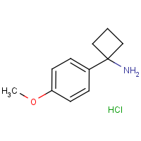 CAS: 1228879-06-8 | OR40767 | 1-(4-Methoxyphenyl)cyclobutan-1-amine hydrochloride