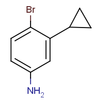 CAS: 1353855-93-2 | OR40779 | 4-Bromo-3-cyclopropylaniline