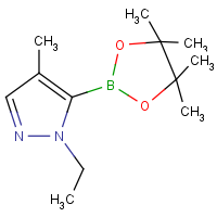 CAS: 1047636-01-0 | OR40812 | 1-Ethyl-4-methyl-5-(4,4,5,5-tetramethyl-1,3,2-dioxaborolan-2-yl)-1H-pyrazole
