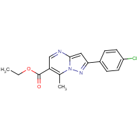 CAS: 175201-54-4 | OR4089 | Ethyl 2-(4-chlorophenyl)-7-methylpyrazolo[1,5-a]pyrimidine-6-carboxylate