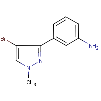 CAS:175201-77-1 | OR4099 | 3-(4-Bromo-1-methyl-1H-pyrazol-3-yl)aniline