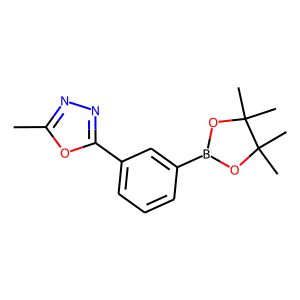 CAS:1119090-20-8 | OR41015 | 3-(5-Methyl-1,3,4-oxadiazol-2-yl)benzeneboronic acid, pinacol ester