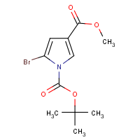 CAS: 1146081-31-3 | OR41107 | Methyl 5-bromo-1H-pyrrole-3-carboxylate, N-BOC protected