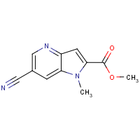CAS: 952182-34-2 | OR41132 | Methyl 6-cyano-1-methyl-4-azaindole-2-carboxylate