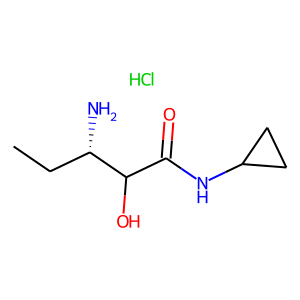CAS:910544-90-0 | OR41159 | (3S)-3-Amino-N-cyclopropyl-2-hydroxypentanamide hydrochloride