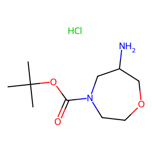 CAS:1414958-25-0 | OR41176 | 6-Amino-1,4-oxazepane, N4-BOC protected hydrochloride