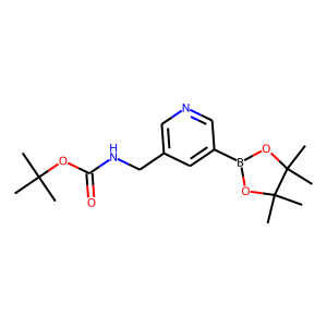 CAS: 1257554-93-0 | OR42027 | 5-(Aminomethyl)pyridine-3-boronic acid, pinacol ester, 5-BOC protected