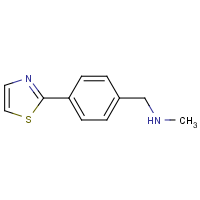 CAS: 886851-31-6 | OR42105 | N-Methyl-4-(1,3-thiazol-2-yl)benzylamine