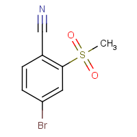 CAS:1208402-11-2 | OR42106 | 4-Bromo-2-(methylsulphonyl)benzonitrile