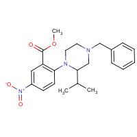 CAS:1242268-07-0 | OR42141 | Methyl 2-(4-benzyl-2-isopropylpiperazin-1-yl)-5-nitrobenzoate